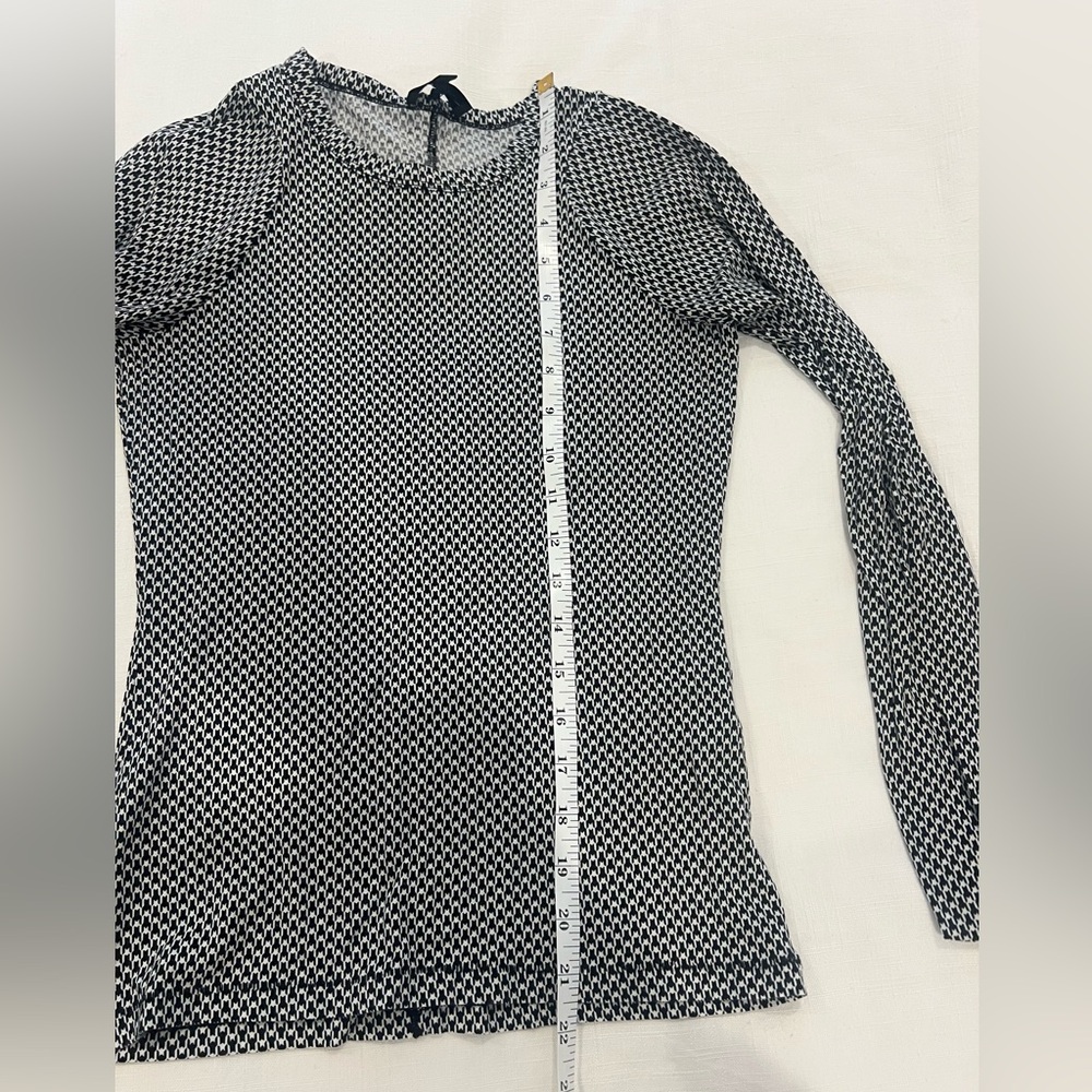 Rag & Bone Houndstooth Pattern Top - Size Small - image 6